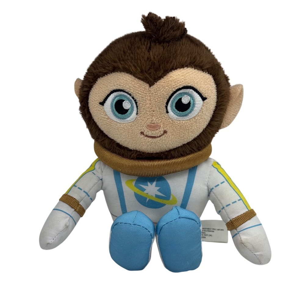 Ridley Jones Netflix Peaches the Monkey Astronaut Plush Just Play 9.5" Stuffed